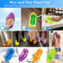 4 Pairs Mop Slippers Shoes Cover: Multi Function Reusable Microfiber Dust Mops for Bathroom, Office, Kitchen