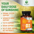 Vitamin D3 5000 IU (125 mcg), 60 Chewable Tablets, Sugar Free, Non-GMO, Gluten Free for Bone & Immune Support