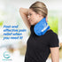 Reusable Hot and Cold Gel Ice Packs for Injuries, Cold Compress, 10.5 in Long x 5 in Wide, 4 Pack Blue