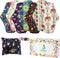 Reusable Menstrual Pads (7 in 1, 10in*7in), PHOGARY Bamboo Cloth Pad for Heavy Flow with Wet Bag, Washable Overnight