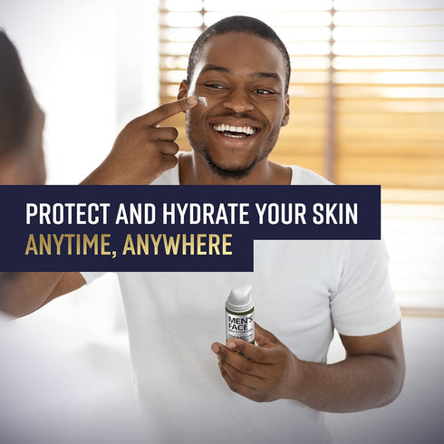 Mens Face Moisturizer Cream, Anti-Aging Face & Neck Serum for Firming & Lifting with Hyaluronic Acid