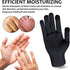 MIG4U Moisturizing Beauty Gloves Touch Screen Overnight Sleeping Glove for Men SPA, XL Black