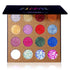 UCANBE Pro Glitter Eyeshadow Palette, 16 Colors, Highly Pigmented Chunky & Fine Pressed Glitter Eye Shadow Powder Makeup