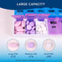 Apex Twice-A-Day Medicine Pill Organizer - Weekly Pill Dispenser, 2 Times-A-Day Vitamin Organizer, Color-Coded with
