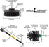 Power Scrubber Kit: Cordless Electric Spin Grill Brush Drill Set for BBQ, Fireplace Grates & More