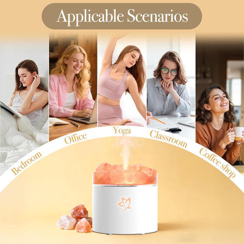 TWEJMZU 35dB Scent Diffuser - White Aromatherapy Diffuser for Bedroom Yoga Hotel SPA - Sounds Below with Peaceful Sleep