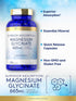 Carlyle Magnesium Glycinate, 665 mg, 250 Capsules, Non-GMO, Gluten Free Buffered Mineral Supplement