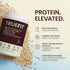 TrueFit High Fiber Protein Powder, Grass-Fed Whey Meal Replacement Shake with Prebiotics, Probiotics, & Organic