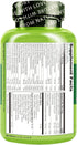 NATURELO Whole Food Multivitamin with Extra Hair, Skin and Nails Support - 60 Vegan Capsules