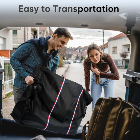 (32" Lx10 Wx37 Rollator Travel Bag - Waterproof Wheelchair Bag for Folding Walker, Compact Wheelchair Transport Chair