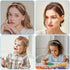 Yeshan Teeth Comb Headbands for Women, Pack of 4 with Rhinestone and Crystal Beaded Plastic Hairbands