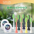 HY1022, 4 BM124m, Brushmo Replacement Toothbrush Heads, Compatible with Philips One for Sonicare Electric Toothbrush