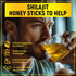 Nutravita 30 Shilajit Honey Sticks- Sticks Himalayan Shilajit Honey Sticks Organic Honey & Saffron for Energy,Strength