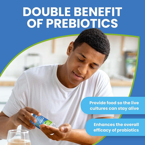Multi-Strain Probiotics & Prebiotics for Adults - 12B CFU, 30 Capsules for Gut Health & Digestion Support