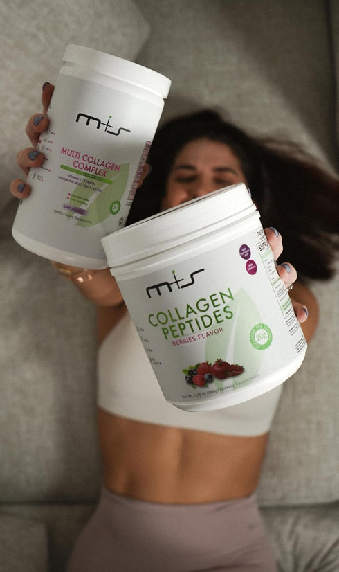 M+S Multi Collagen Complex – Hydrolyzed Collagen Peptides, Types I, II, III for Skin, Hair, Nails, Joints with Vitamin