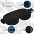 Jersey Slumber 100% Silk Sleep Mask | Super Soft Eye Mask with Adjustable Strap | Best Sleeping Aid, Blocks Light