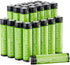 Amazon Basics 24-Pack Rechargeable AAA NiMH Performance Batteries, 800 mAh, Pre-Charged, Recharge up to 1000x Times