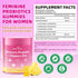 Gummies Immune 60 Count Women's Probiotic Slippery Elm - Her Juicy Probiotics for Feminine Health, Supports pH Balance