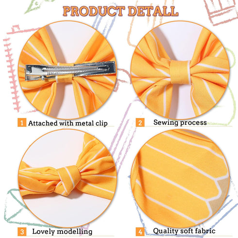 School Bows for Girls Teacher Headband Set, 2pcs Back to School Outfits for Girls Teacher Hair Accessories
