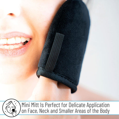 Slick Tanning Mitt, Self Tanner Mitt for Face and Body, Tanning Glove, Back Applicator