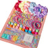 YANRONG Multicolor Hair Ties for Women & Girls, Elastic Ponytail Holders, Rubber Bands for Thick & Thin Hair (2335PCS)
