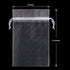 50 PCS White Organza Bags 8x12 - Drawstring Wedding & Party Gift Bags