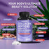 27-in-1 Hair Skin and Nails Vitamins (6180mg) w/Biotin 10000mcg - Biotin and Collagen Supplements for Men and Women - Hair Growth Vitamins, Keratin Supplements with Probiotics and Saw Palmetto, 90ct