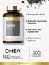 Carlyle DHEA 100mg Supplement, 300 Capsules, Non-GMO & Gluten Free