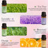 8 Pack Organic Aromatherapy Essential Oil Set, Pure Essential Oil Kit for Diffusers for Home, Peppermint, Lavender, Eucalyptus, Tea Tree,Rose, Rosemary, Clove & Orange Fragrance Oil for Candle Making