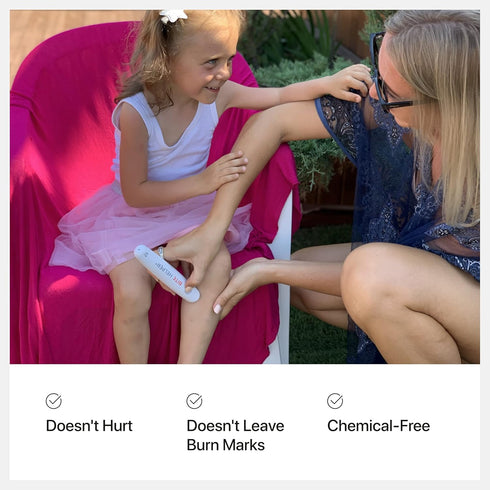 Bite Helper for Mosquito and Bug Bite Itch Relief, Chemical-Free Treatment for Insect Sting and Bite Relief (White)