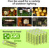 Henreepow Ni-MH Rechargeable AA Battery, 1.2V High-Capacity Battery for Garden Landscaping Solar Lights