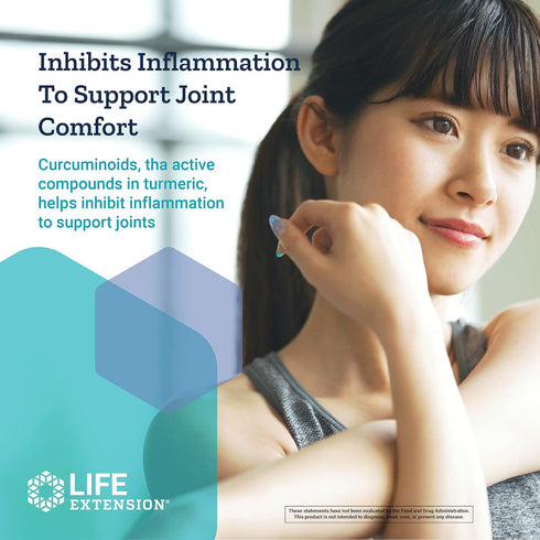 Life Extension Arthro-Immune Joint Support Supplement with Curcumin & Chiretta Extracts - 60 Capsules