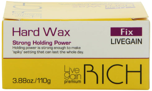 Livegain Premium Rich Hard Wax, 3.88oz / 110g