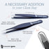 Tweezer Guru Ingrown Hair Tweezers, Pointed Precision Tweezers for Eyebrows & Ingrown Hair Removal, 2 Piece Set