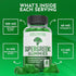 Supergreens Gummies, Daily Green Superfoods Supplement with Spinach, Broccoli, Moringa, 60 Gummies