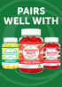 Vitamin C Gummies for Adults and Kids - 300mg Organic, NON-GMO, Vegan Chewable Supplement, 60 Count