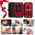 Manicure Set Pedicure Kit, 32 in 1 Professional Nail Clippers Set for Women, Travel Case Included (Red, 7 pieces)
