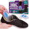 BraceAbility Medical-Grade Silicone Heel Spur Cups | Plantar Fasciitis Insole Cushion Pads (Pair - Large)