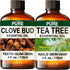 Clove Oil for Oral Care & Tea Tree Oil for Skin Set