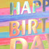 13" Large Birthday Gift Bag with Tissue Paper and Greeting Card, Colorful Gift Bag for Kids, Women, Mom
