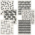 Morigins Swedish Dishcloths for Kitchen,6 Pack Black Minimalist Swedish Dish Towels,Cellulose Sponge