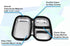 CASEMATIX Asthma Inhaler Case, Compact Size Fits Inhaler Spacer, Masks, Holder and More - CASE ONLY