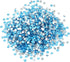 Honbay 1440PCS 5mm ss20 Light Blue Sparkly Round Flatback Rhinestones Crystals, Non-Self-Adhesive