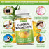 Calcium Magnesium Zinc Gummies, 2:1 Ratio with Vitamin D3, K2, B6, B12 for Bone Strength, 60 Gummies