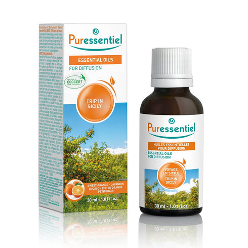Puressentiel Diffusion Essential Oil - Naturally Derived Aromatherapy Blend for Diffusion - Eco-Friendly Products -