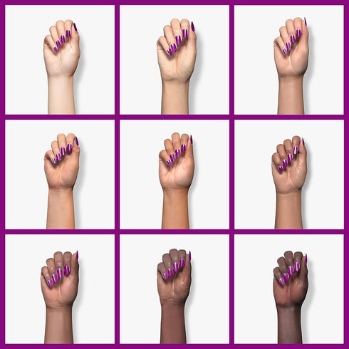 Vishine Gelpolish Professional Manicure Salon UV LED Soak Off Gel Nail Polish, Color Purple (1338)