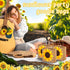 MotiMind 18 Summer Pcs Sunflower Party Gift Bags with Handles Sunflower Paper Goodie Bag for Birthday Party Favor