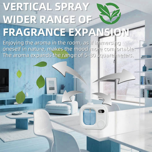 Youqsm 5 360 Aromatherapy Diffuser Smart Fragrance Essential Oils Difuser Air Scent Humidifier for Home Large Rooms