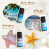 SALKING Surf & Sand Fragrance Oils - Premium Essential Oil for Diffuser, Scented Oil Gift Set for Soap Candle Making