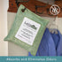 Moso Natural Air Purifying Bag 200g (3 Pack). A Scent Free Odor Eliminator for Cars, Closets, Bathrooms, Pet Areas. Premium Moso Bamboo Charcoal Odor Absorber (Green)